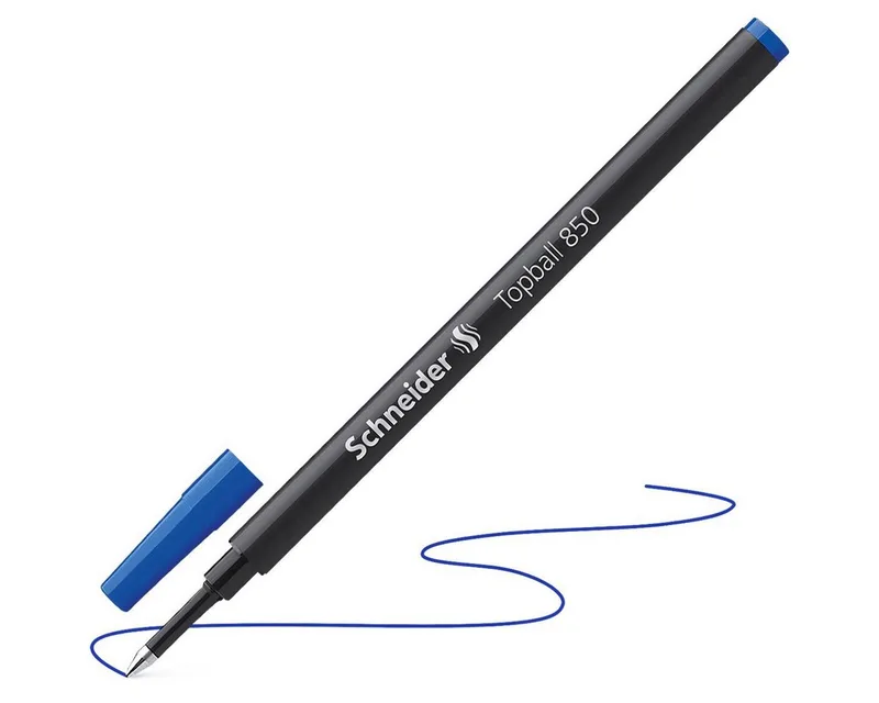 Tintenroller Topball 850, Mine mit Edelstahl-Konusspitze, Strichstärke: 0,5 mm (M) by Schneider in Blue – product photo