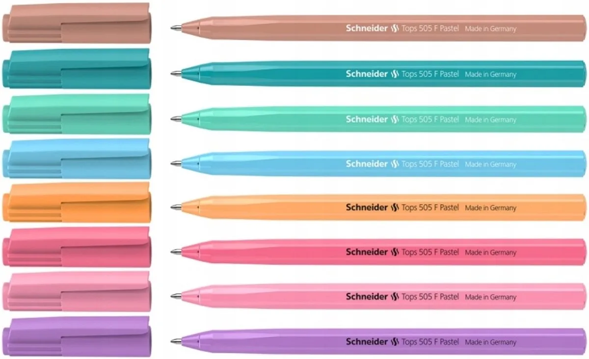 Tops 505 Pastel Blauwe Balpen - Vloeiend Schrijven de Schneider – photo produit