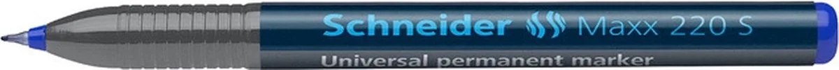 universele marker Schneider Maxx 220 S permanent doos met 10 stuks van Schneider in Blauw – productfoto
