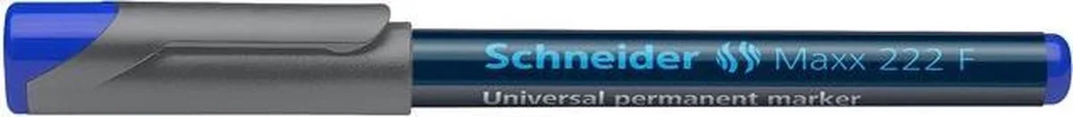universele marker Schneider Maxx 222 F permanent doos met 10 stuks de Schneider en Bleu – photo produit