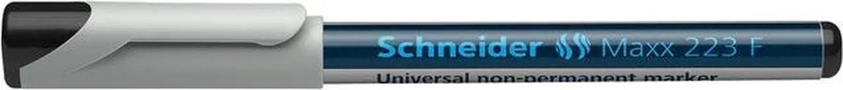 universele marker Schneider Maxx 223 F non-permanent doos met 10 stuks van Schneider in Zwart – productfoto