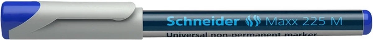 universele marker Schneider Maxx 225 M non-permanent doos met 10 stuks van Schneider in Blauw – productfoto