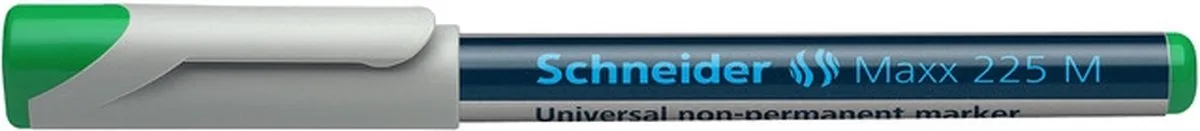 universele marker Schneider Maxx 225 M non-permanent doos met 10 stuks van Schneider in Groen – productfoto