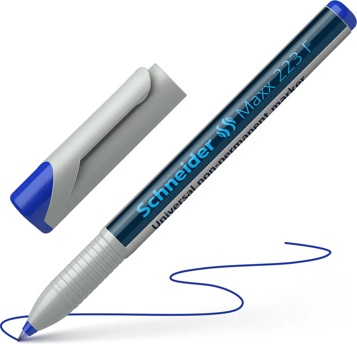 universele non-permanent marker - Maxx 223 - F - S-112303 de Schneider en Bleu – photo produit