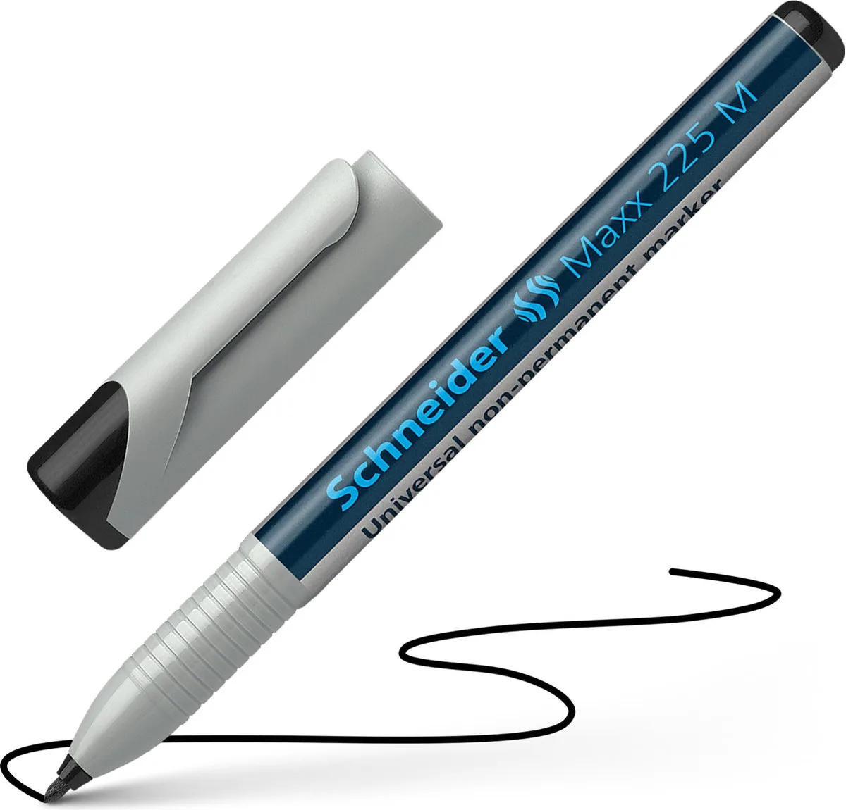 universele non-permanent marker - Maxx 225 - M - S-1211 van Schneider in Zwart – productfoto