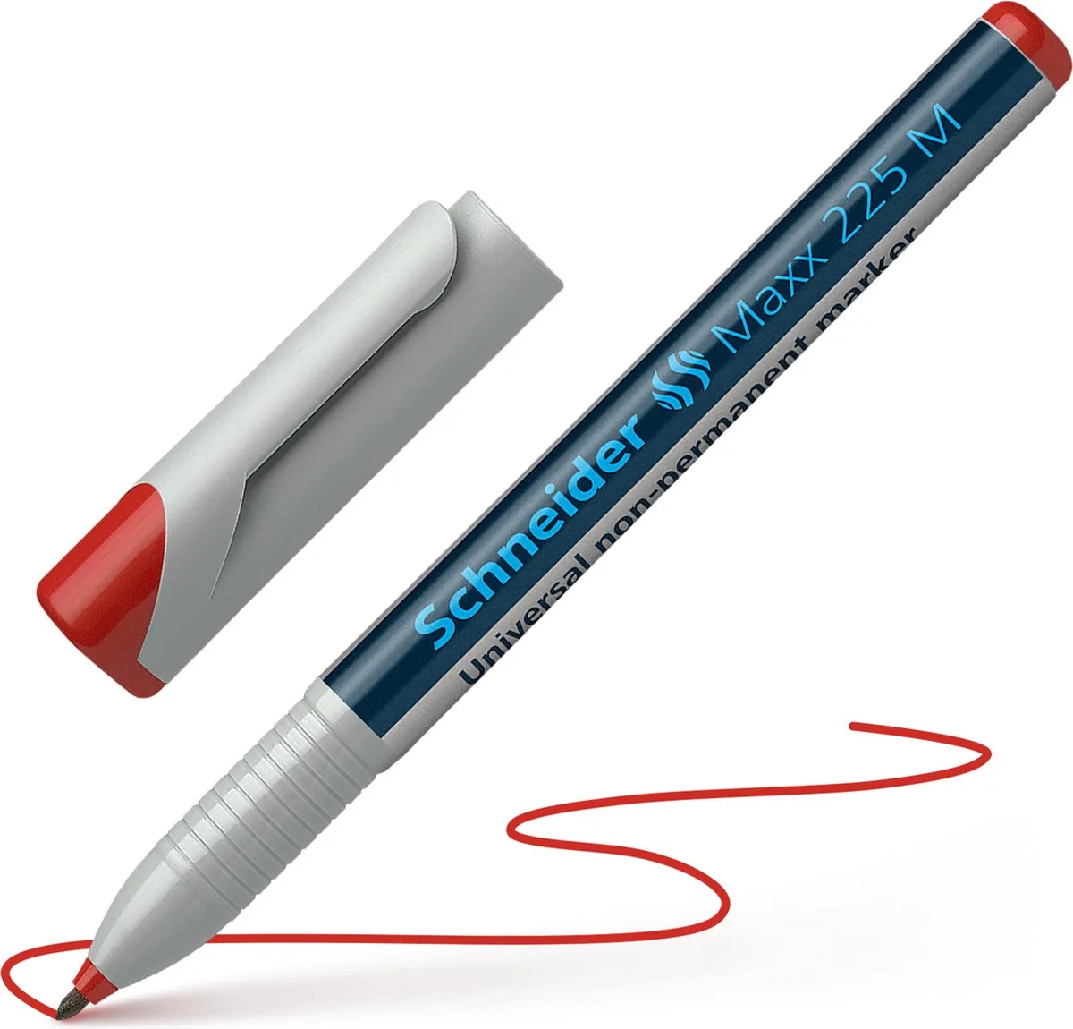 universele non-permanent marker - Maxx 225 - M - S-1212 von Schneider in Rot – Produktfoto