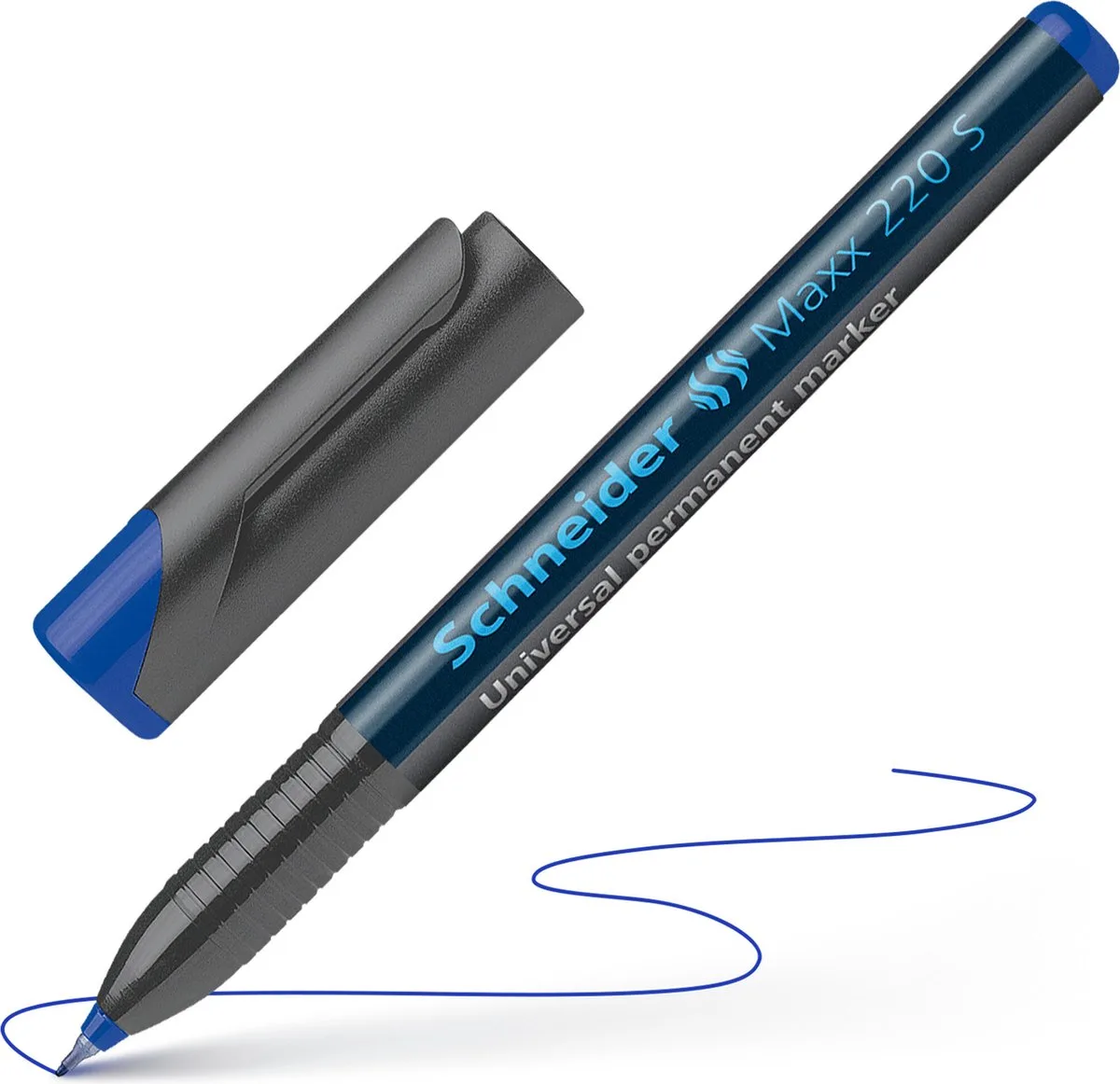 universele permanent marker - Maxx 220 - S - S-112403 de Schneider en Bleu – photo produit