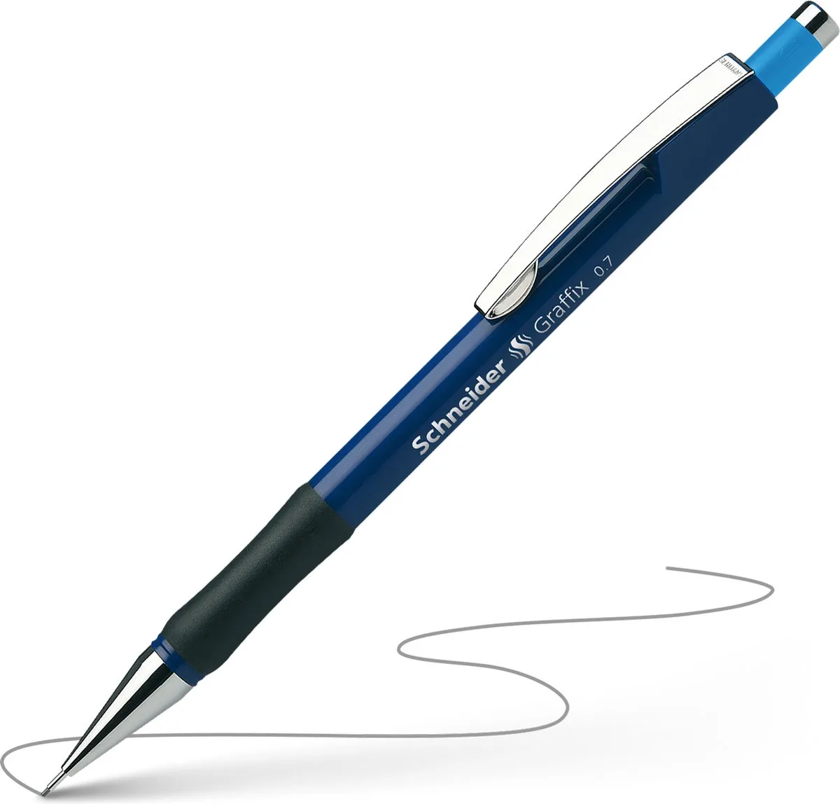 vulpotlood - Graffix - lijnbreedte 0,7mm - S-156203 van Schneider in Blauw – productfoto