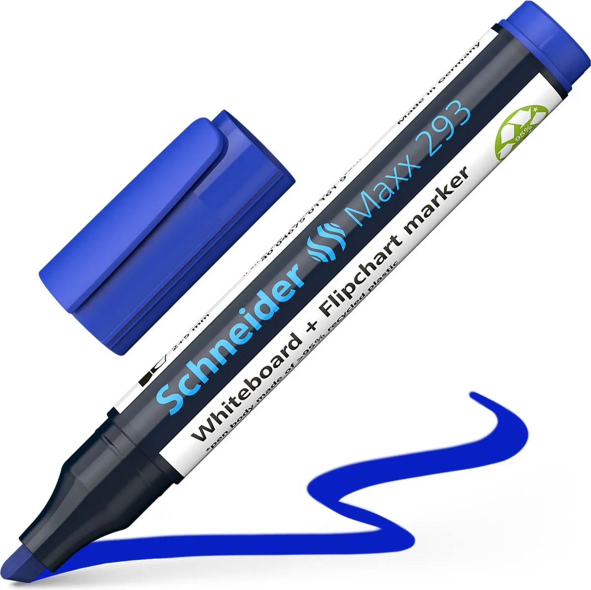 whiteboardmarker - Maxx 293 - beitelpunt - voor whiteboard en flipover - S-129303 von Schneider in Blau – Produktfoto