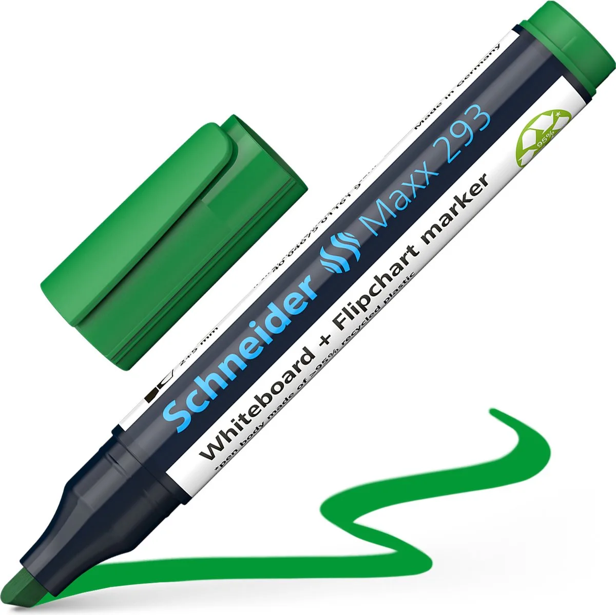 whiteboardmarker - Maxx 293 - beitelpunt - voor whiteboard en flipover - S-129304 von Schneider in Grün – Produktfoto
