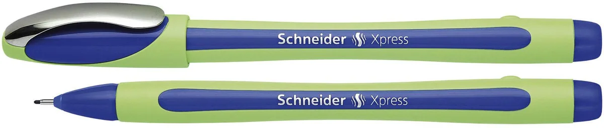 fineliner Schneider Xpress 0,8mm blauw doos met 10 stuks van Schneider – productfoto