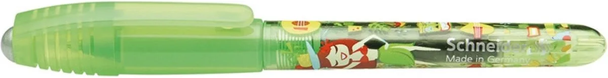 Zippi Rollerballpen - Transparant fra Schneider i Grøn – produktbillede