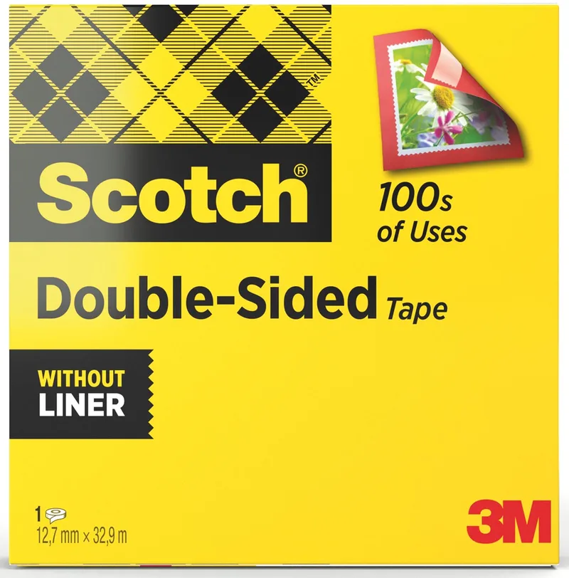 dubbelzijdige plakband ft 12 mm x 33 m van Scotch – productfoto