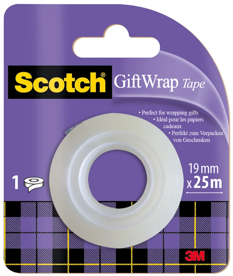 Geschenk-Klebefilm , GiftWrap Tape, , 19 mm x 25 m by Scotch – product photo