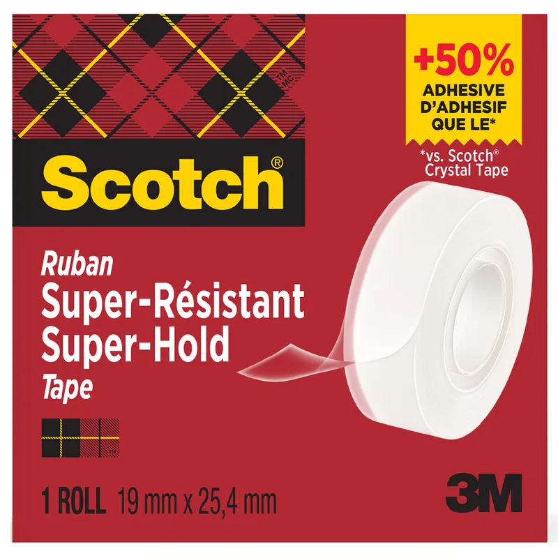 Klebefilm Super-Hold 700K, 19 mm x 25,4 m, Karton by Scotch – product photo