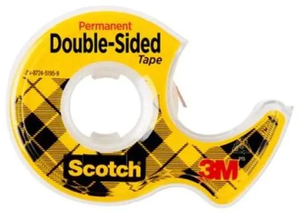 permanent dubbelzijdig tape op dispenser - 136 fra Scotch i Doorzichting – produktbillede
