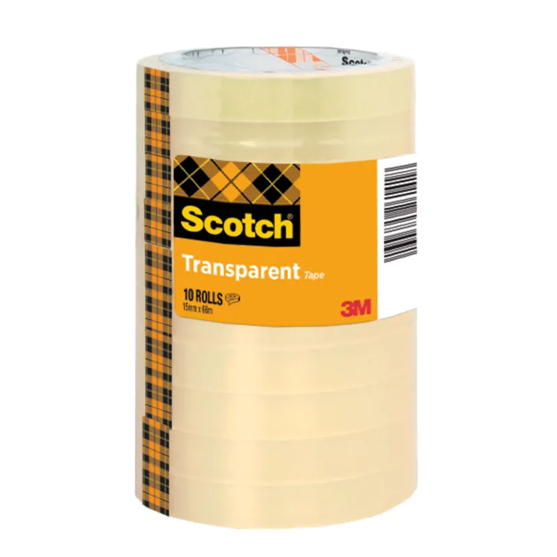 Plakband scotch 508 15mmx66m transparant 10 rollen de Scotch – photo produit