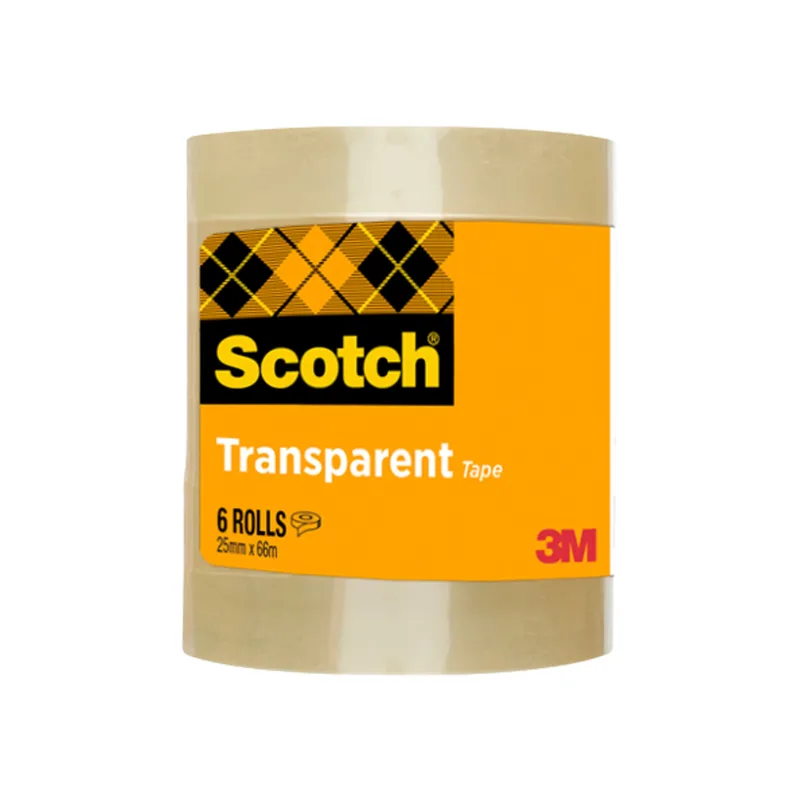 Plakband Scotch 508 25mmx66m transparant 6 rollen by Scotch – product photo