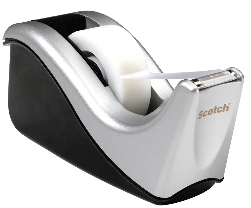 plakbandafroller Silver van Scotch – productfoto
