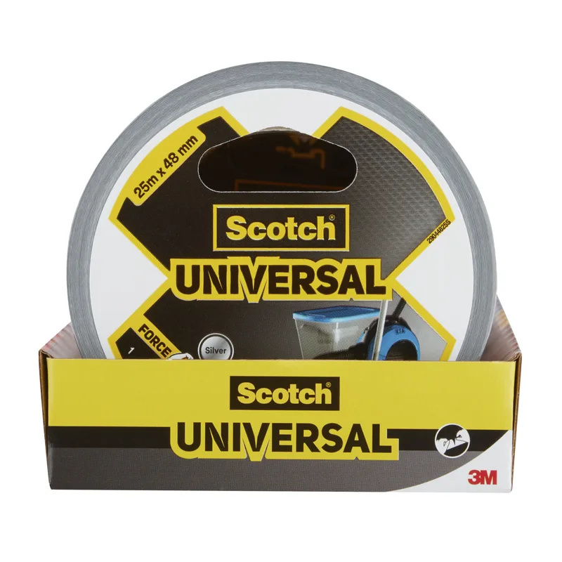 Ruban adhésif toilé de réparation universel Gris 50 m x 48 mm de Scotch – photo produit