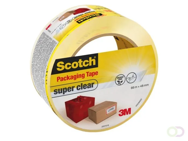 Verpakkingstape Scotch super clear 48mmx66m by Scotch – product photo