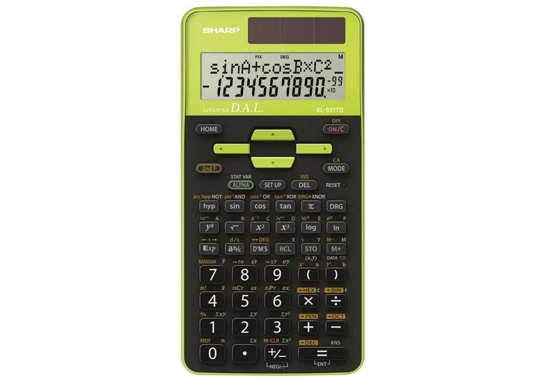 Taschenrechner Sharp EL-531TG van Sharp in Groen – productfoto