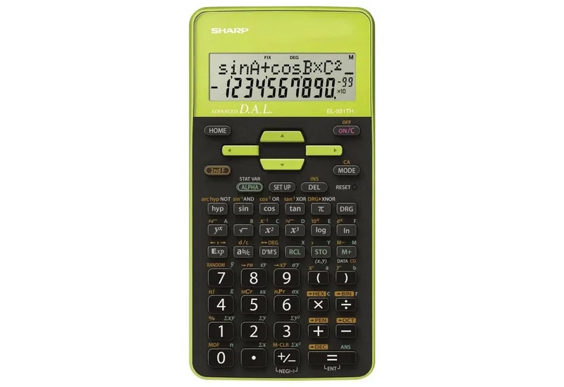 Taschenrechner Sharp EL-531TH by Sharp in Green – product photo
