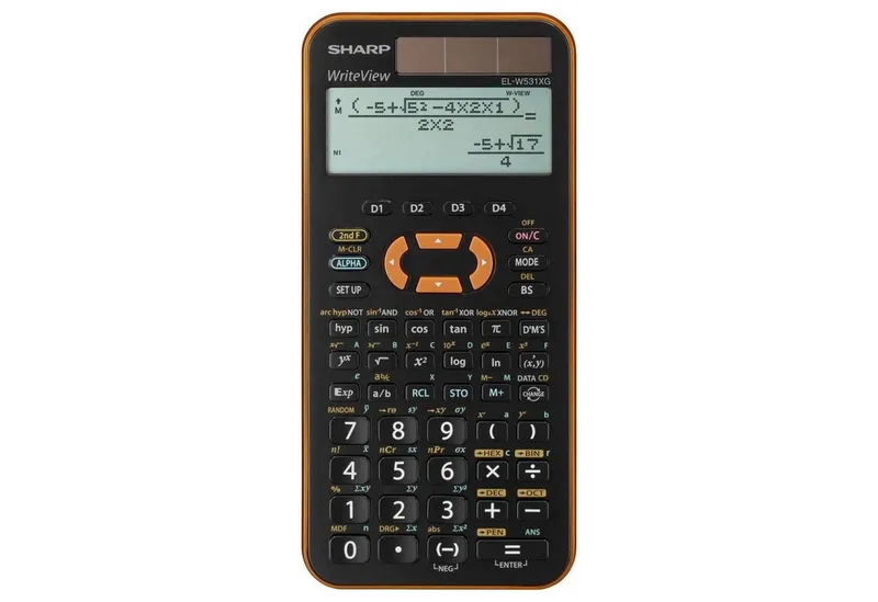 Taschenrechner Sharp EL-W531XG by Sharp in Orange – product photo