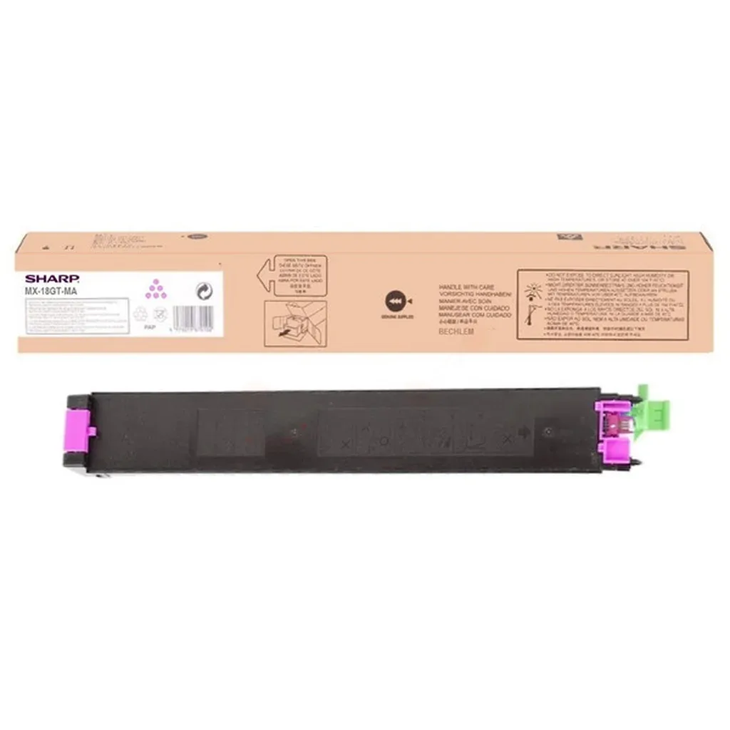 Toner magenta 10.000 sider MX18GTMA Magenta fra Sharp – produktbillede