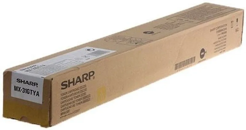 Toner Sharp MX-31GTYA van Sharp in Geel – productfoto