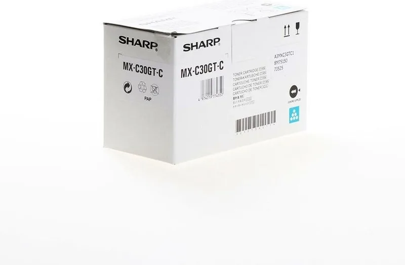 Toner Sharp MX-C30GTC van Sharp in Cyan – productfoto