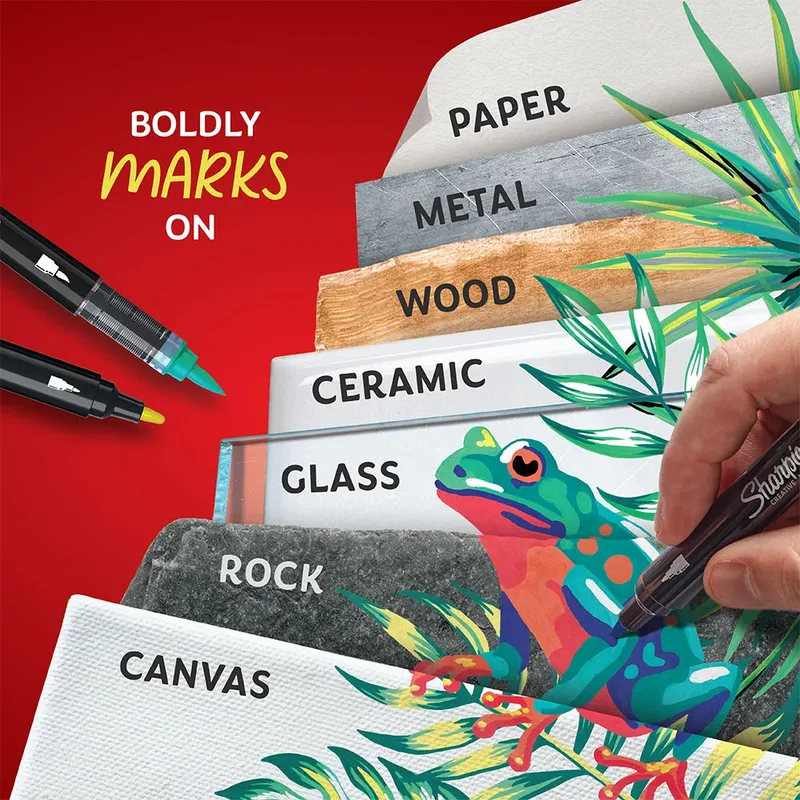 Creatieve marker Sharpie assorti 2 stuks van Sharpie – productfoto 2 van 5