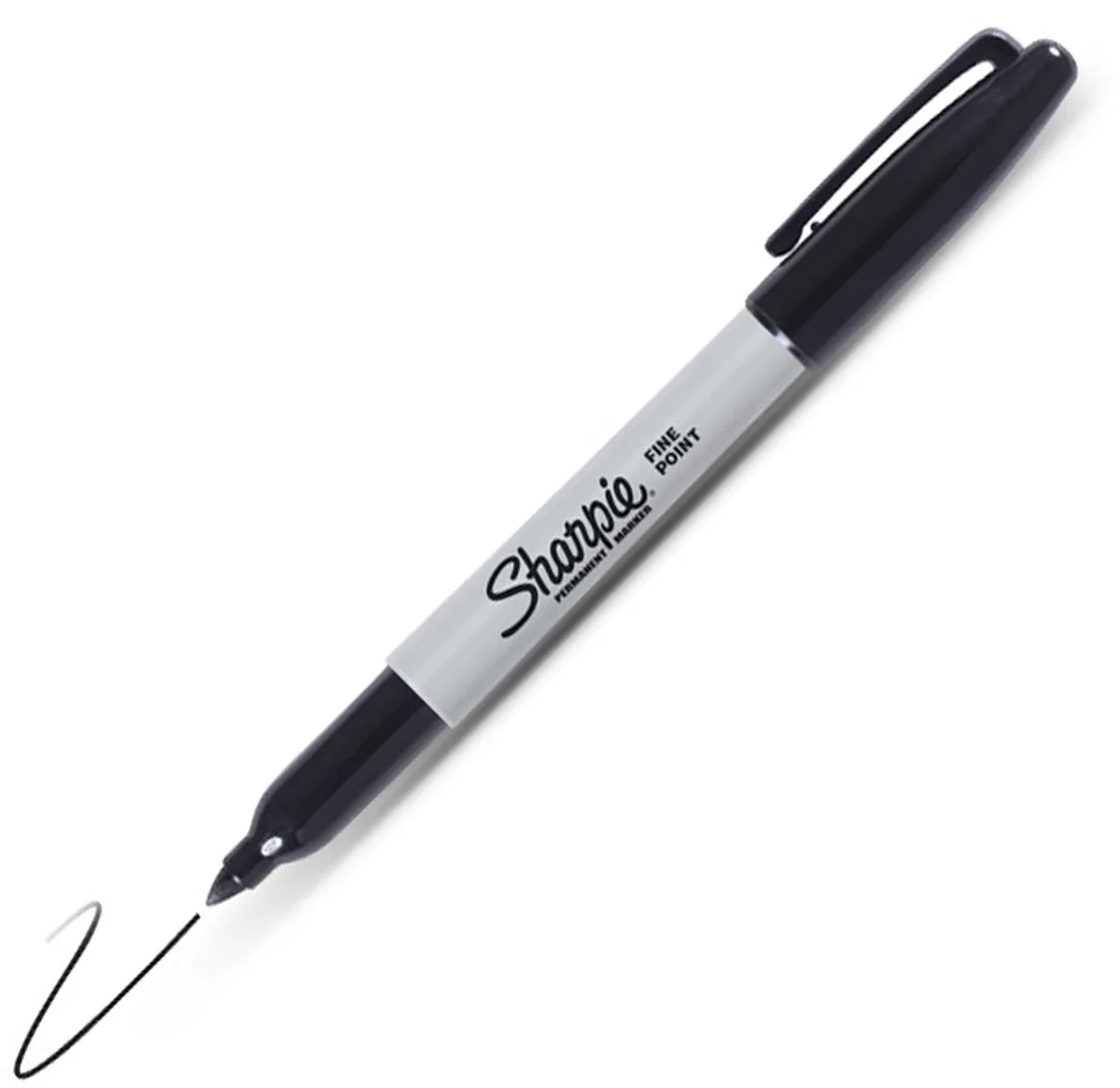 Fine Point permanent marker 1mm van Sharpie in Zwart – productfoto