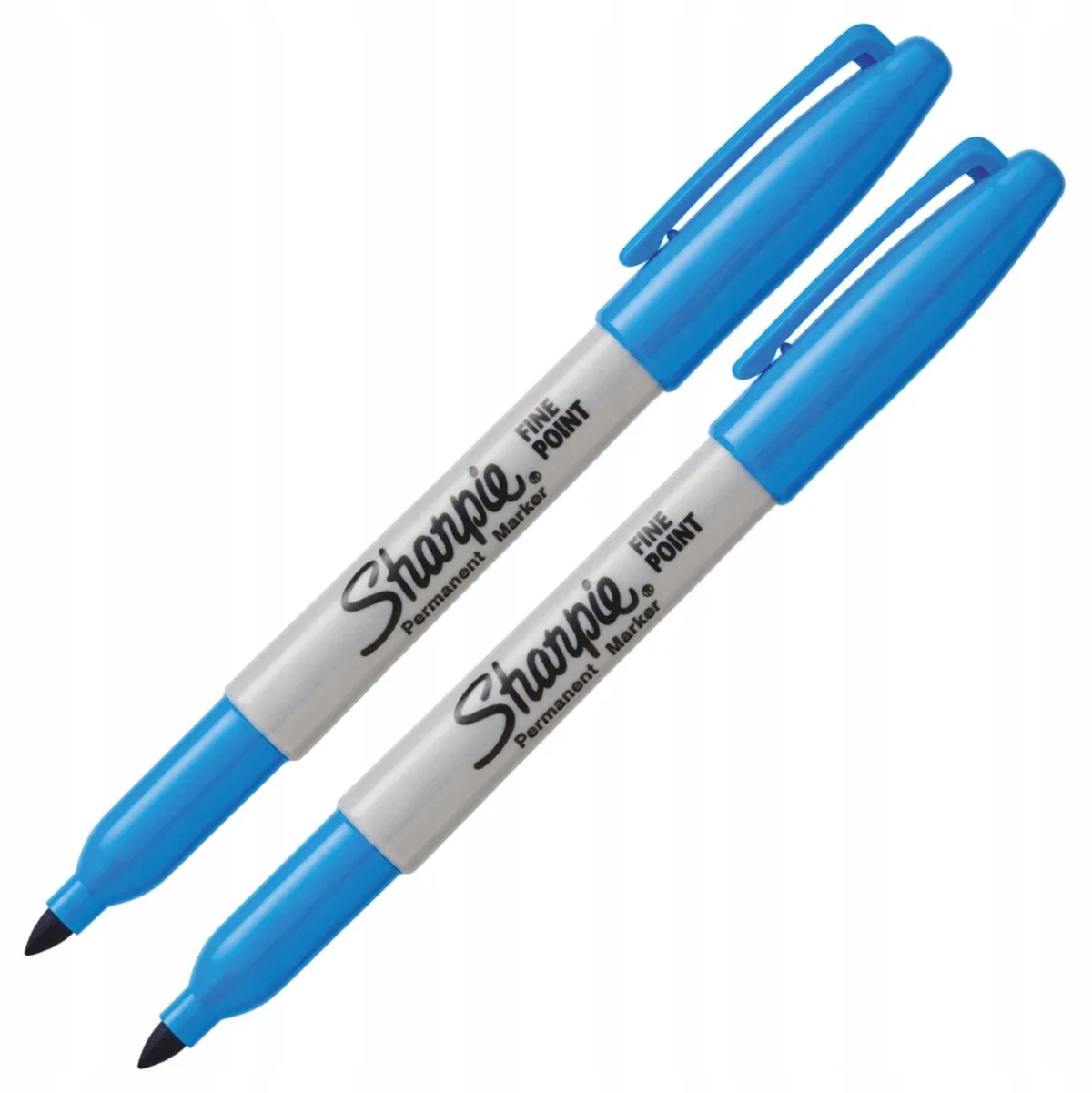 Fine Point Stift Permanent - 2 Stuks by Sharpie in Blue – product photo
