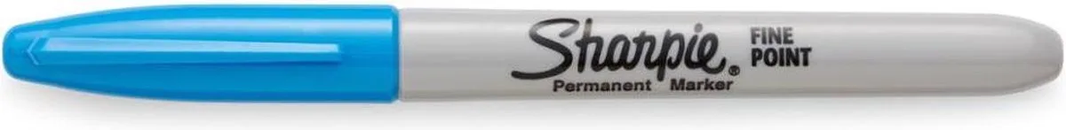 permanent fijn schrijvende stift Brillant blue van Sharpie in Brillant Blauw – productfoto