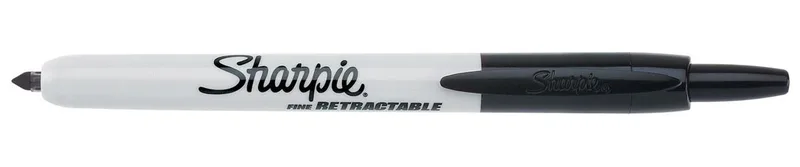 permanent marker, 1 mm, zwart van Sharpie – productfoto