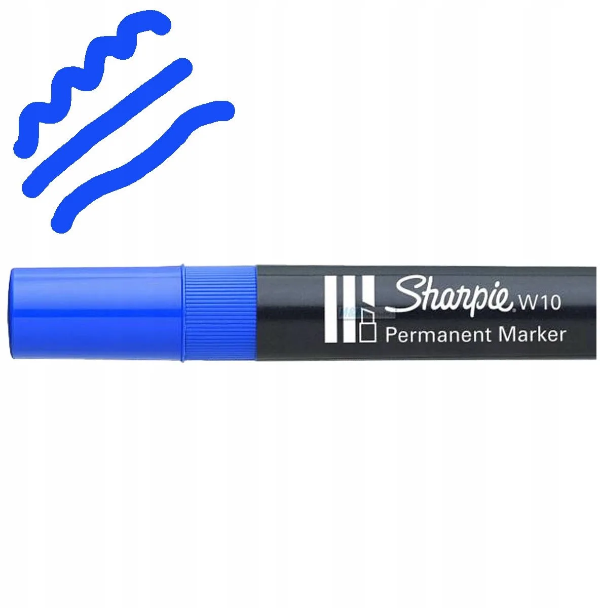 Permanent Marker - Vervaagt niet, droogt snel de Sharpie en Bleu – photo produit