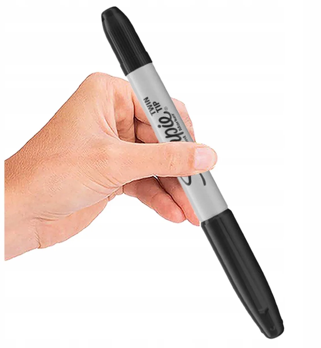 Permanente Marker Dubbelzijdig - Fijn & Medium van Sharpie in Zwart – productfoto