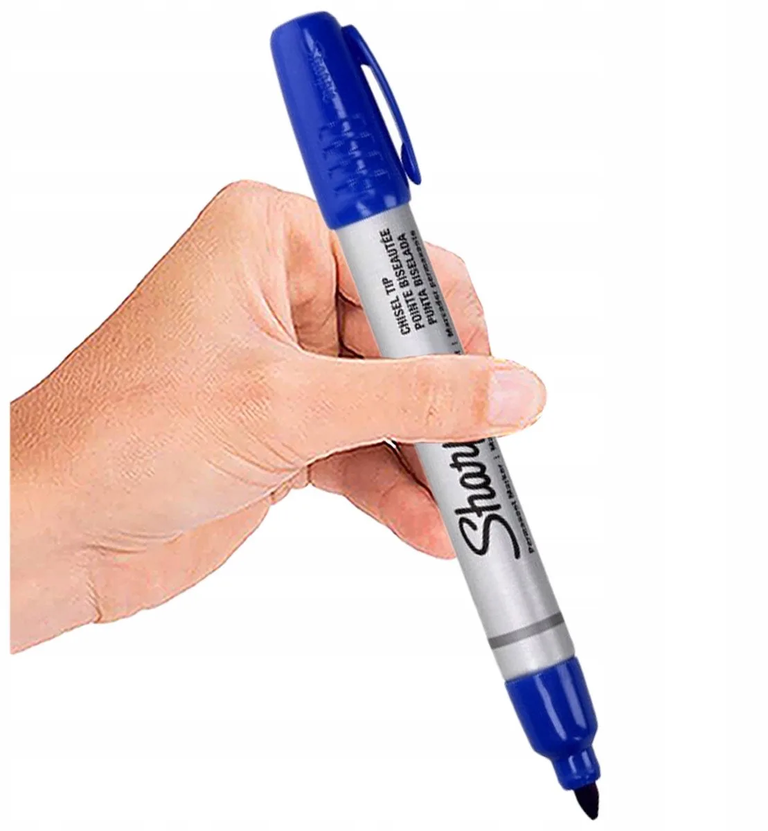 Permanente Marker Metaal Brede Streek van Sharpie in Blauw – productfoto