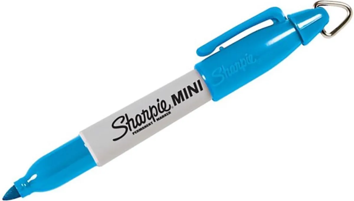 stiften mini - Turquoise de Sharpie en Blauw turquoise – photo produit