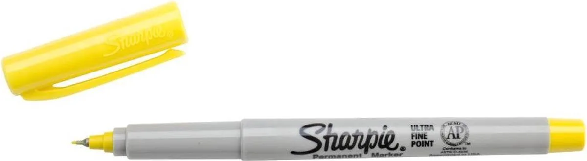 Ultra Fine Pen - 1255 van Sharpie in Geel – productfoto