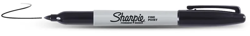 Viltstift Sharpie rond fijn zwart van Sharpie – productfoto
