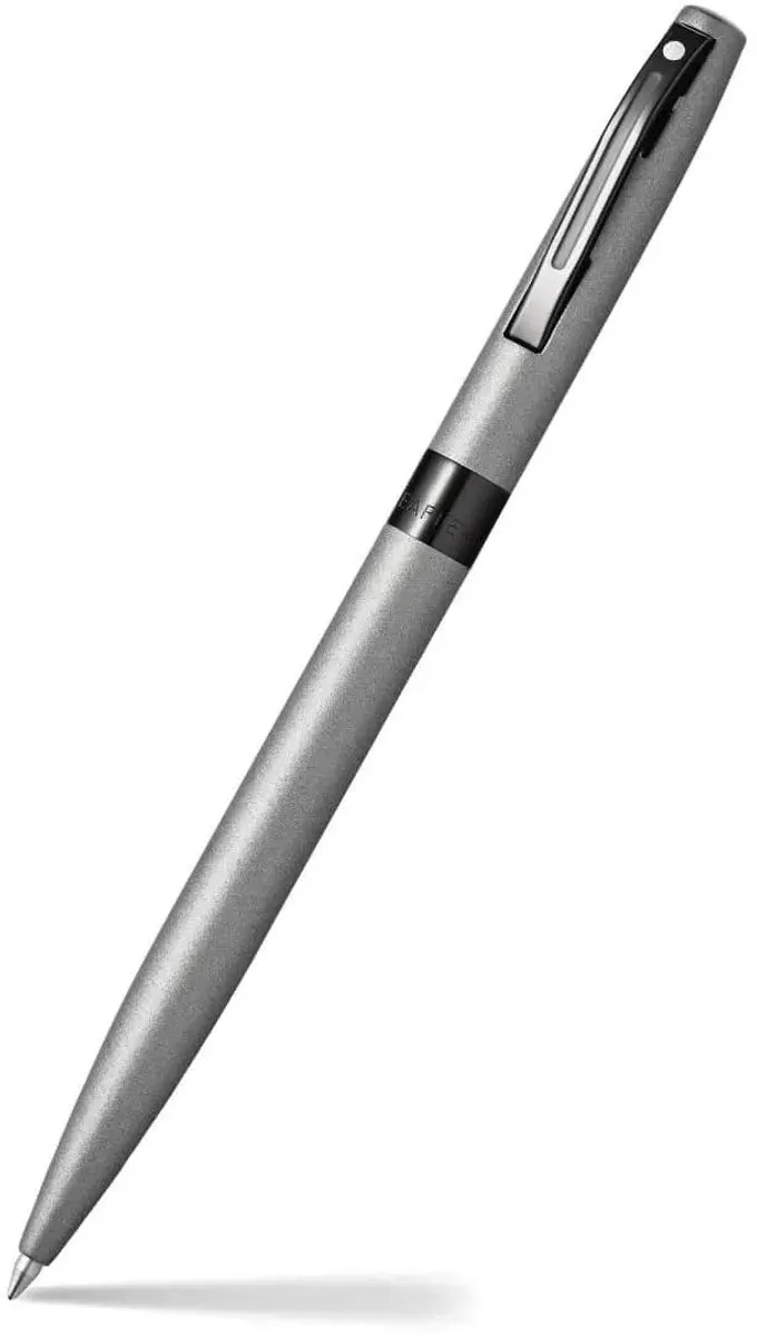 Balpen Reminder E9019 - Matte Grey Lacquer Black PVD Coating fra Sheaffer i Sort – produktbillede