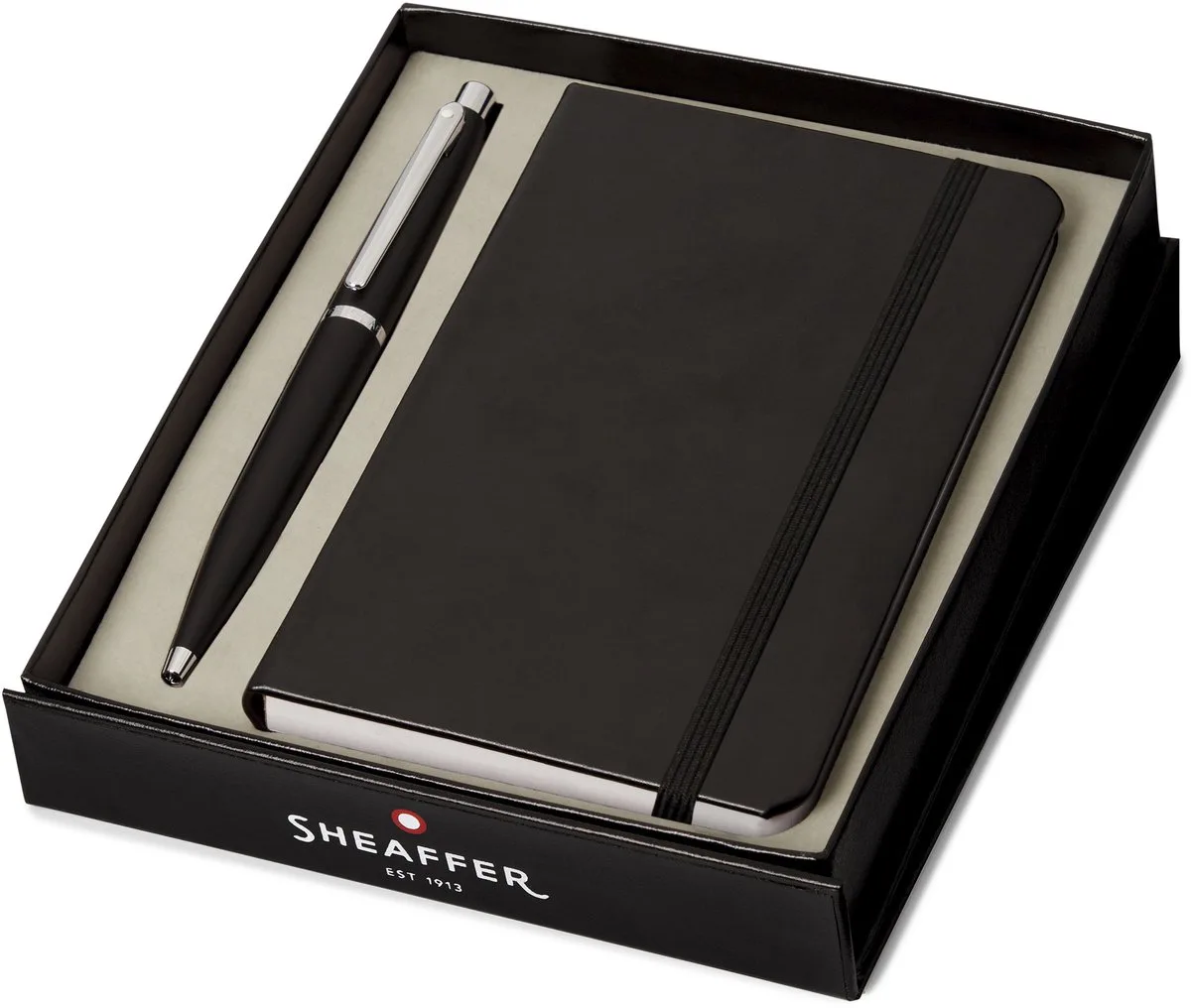 balpen - VFM G9405 - giftset met A6 notebook de Sheaffer en Mat zwart – photo produit