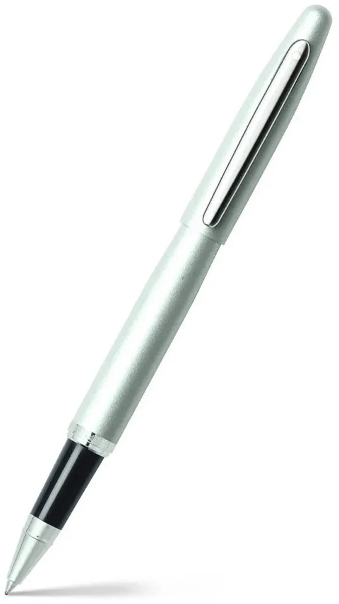 Rollerball VFM - E9400 - Strobe Silver Chrome Plated fra Sheaffer i Mat Strobe zilver met chroomafwerking. – produktbillede