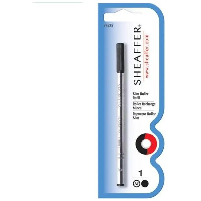 Rollerpenvulling Sheaffer slim medium zwart blister à 1 stuk van Sheaffer – productfoto