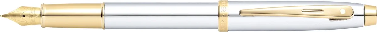 vulpen - 100 E9340 F - Bright chrome gold tone - SF-E0934043 von Sheaffer in Glanzend chroom met goudkleurig gepolijste afwerking – Produktfoto
