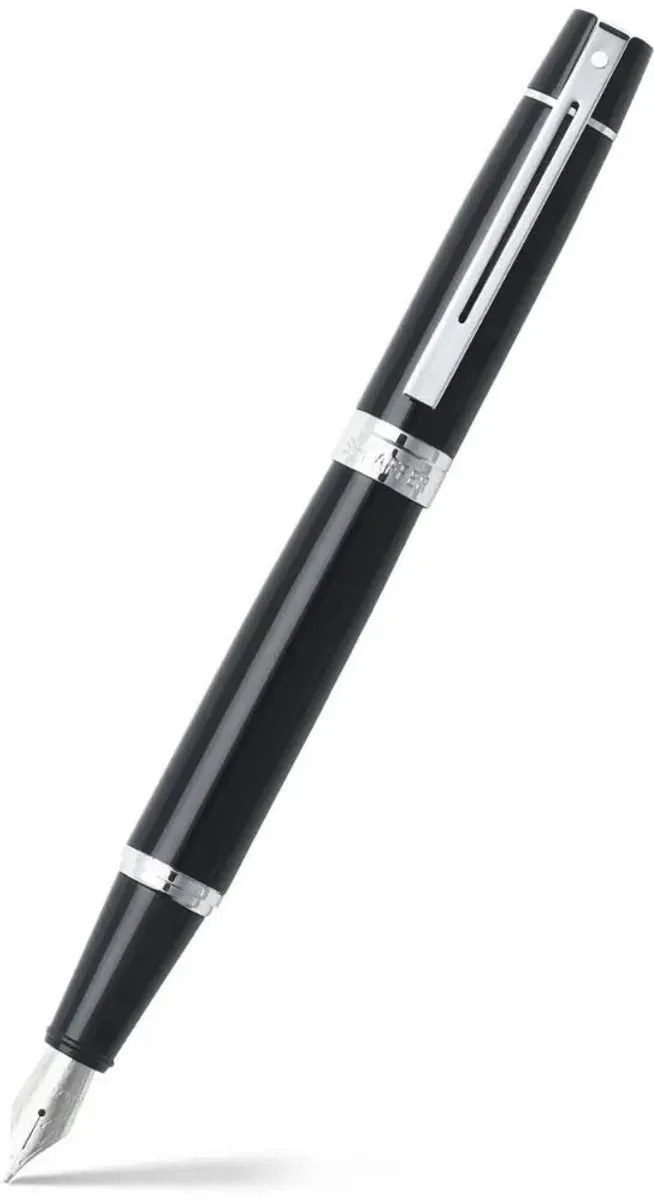 Vulpen 300 - E9312 - M - Glossy Black Chrome Plated von Sheaffer in Schwarz – Produktfoto