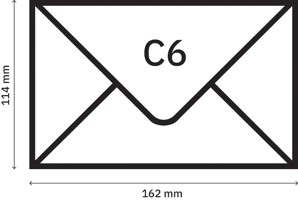Briefumschläge DIN C6 ohne Fenster nassklebend fra Sigel – produktbillede