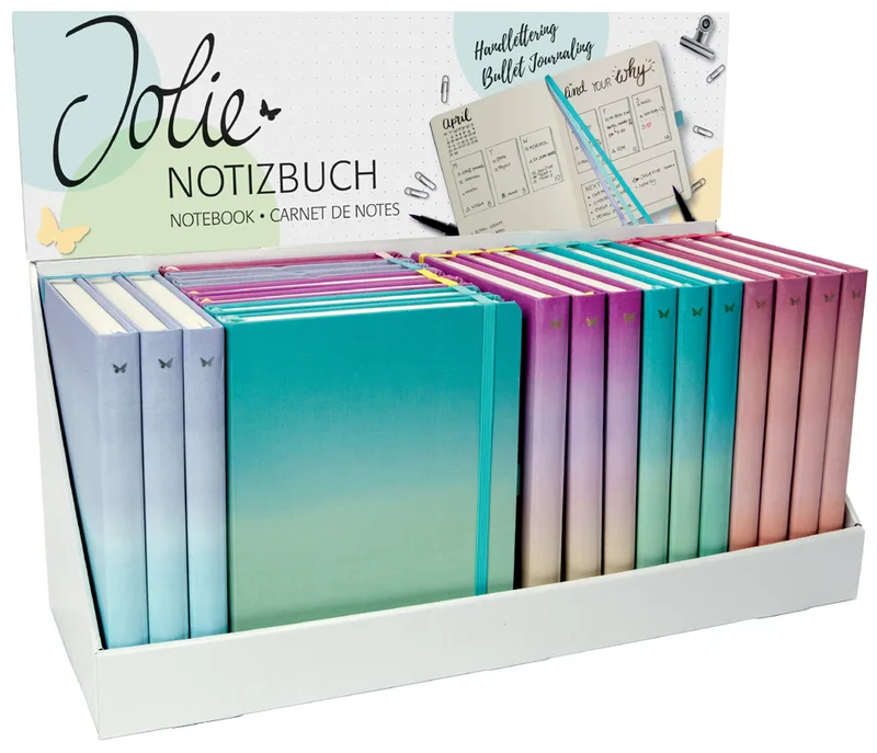 BuJo Notizbuch Jolie, DIN A5+, Display von Sigel – Produktfoto